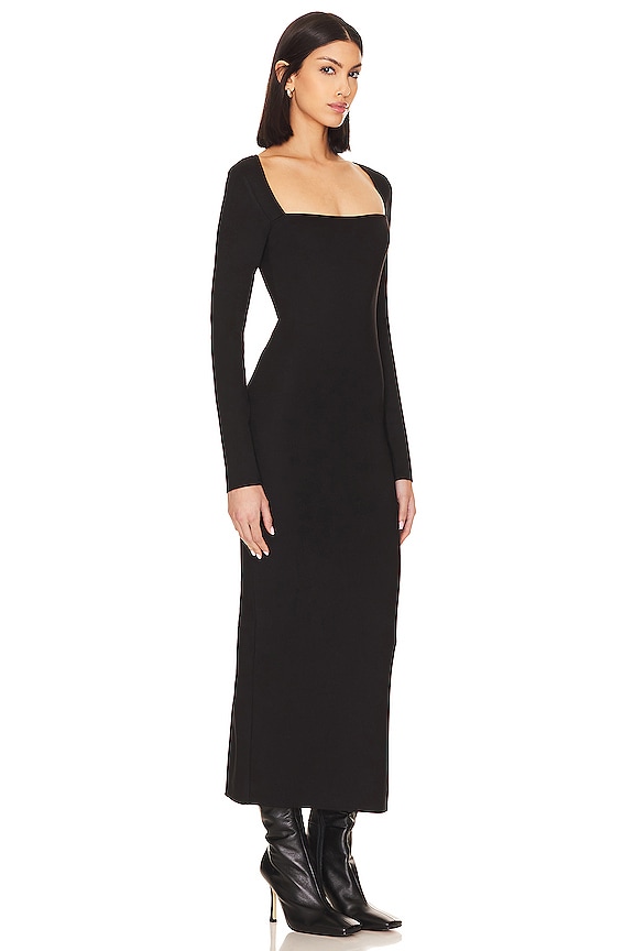 view 2 of 3 ?VELYNE 미디 원피스 in Black