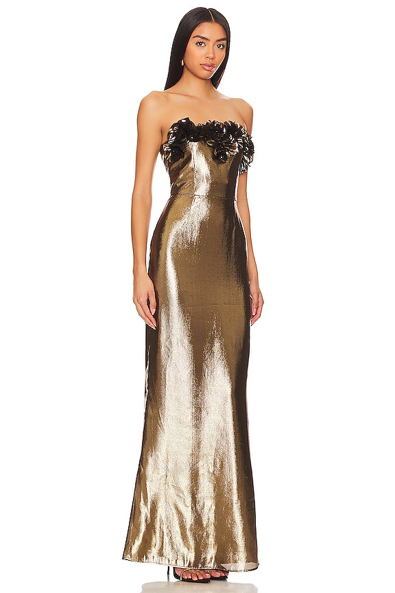 view 2 of 4 ВЕЧЕРНЕЕ ПЛАТЬЕ SERAPHINA in Gold