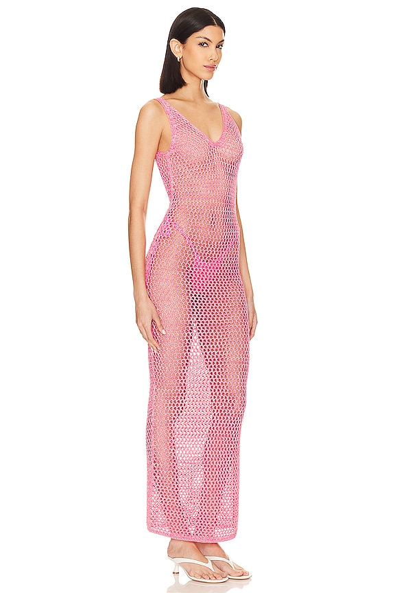 view 2 of 4 Pilar Crochet Maxi in Pink