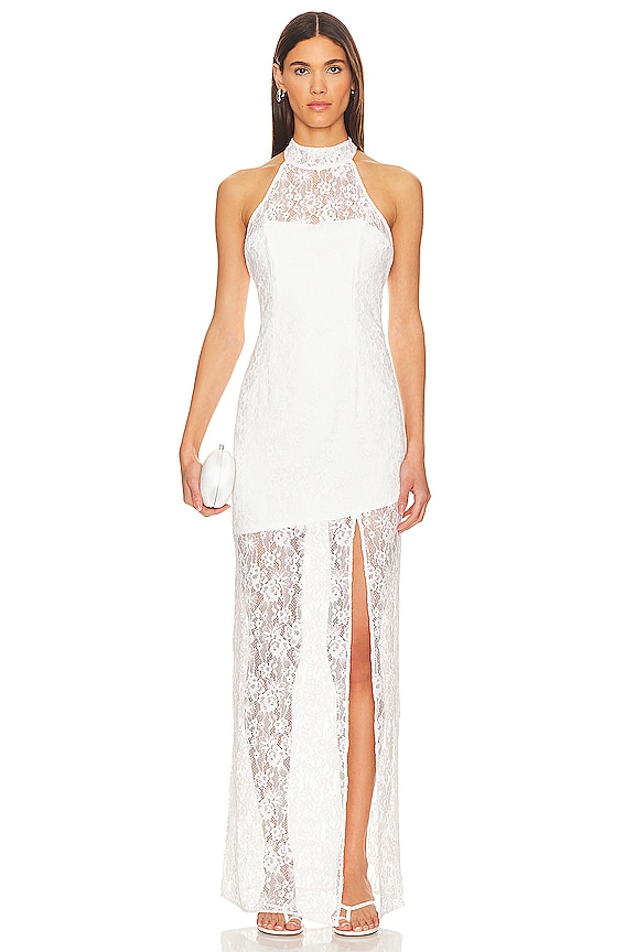 view 2 of 4 Elliot Gown in White Lace