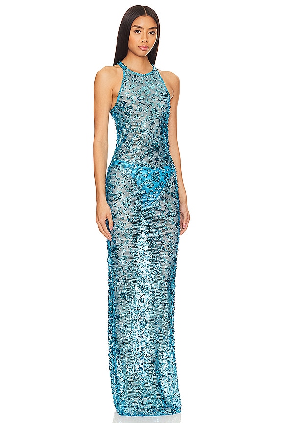 view 2 of 4 Syd Maxi Dress in Aqua Blue