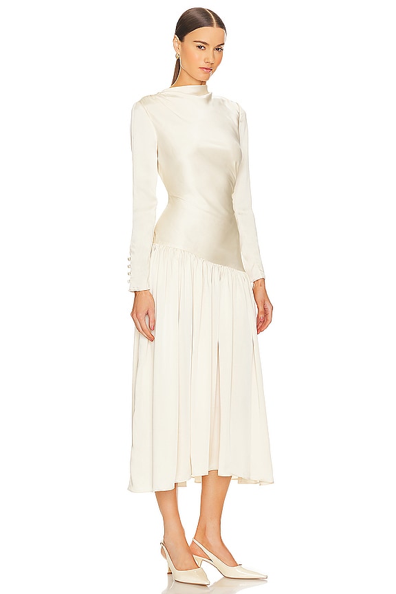 view 2 of 3 ODELLA ミディ丈ドレス in Ivory