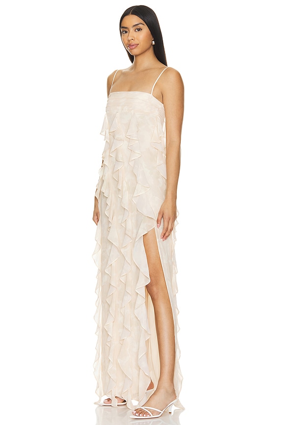 view 2 of 3 ROBE DE SOIRÉE NOA in Sand Beige Floral