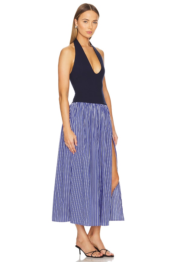 view 2 of 4 Andi Maxi Dress in Navy Stripe & Solid