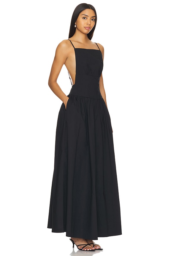 view 2 of 3 ПЛАТЬЕ VALERIE MAXI in Black