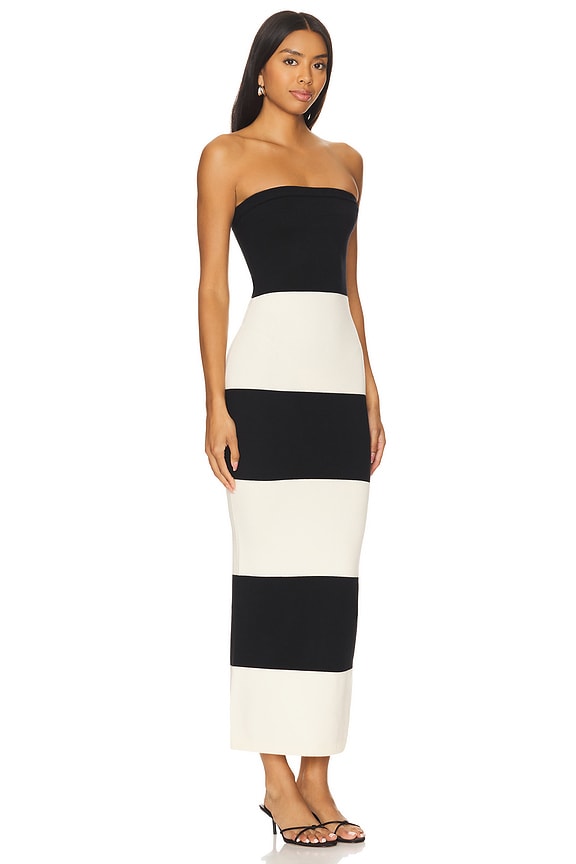 view 2 of 3 Ludo Maxi Dress in Black & Tan