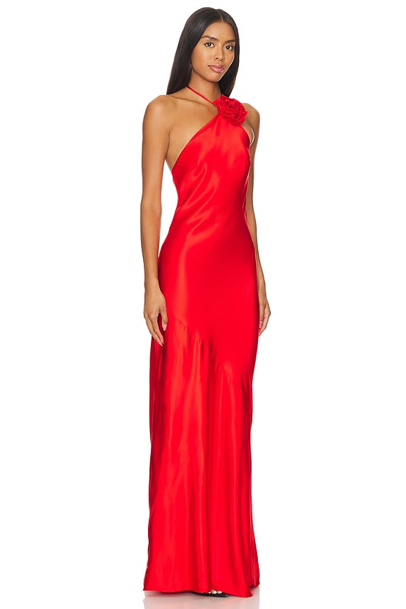 view 2 of 3 Inara Gown in Red