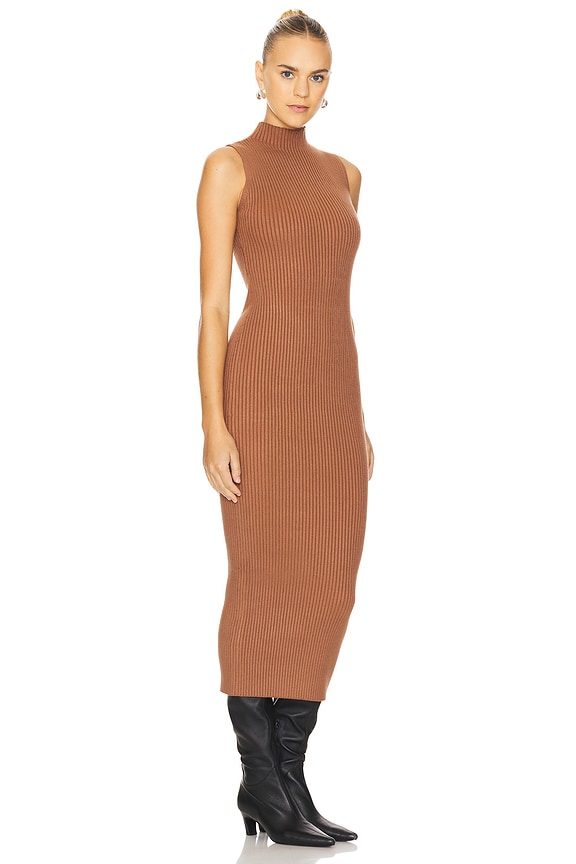 view 2 of 3 Adalee Midi Dress in Brown