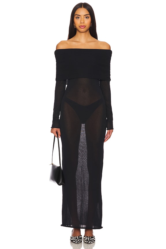 view 2 of 4 Sofie Off The Shoulder Dress in Black