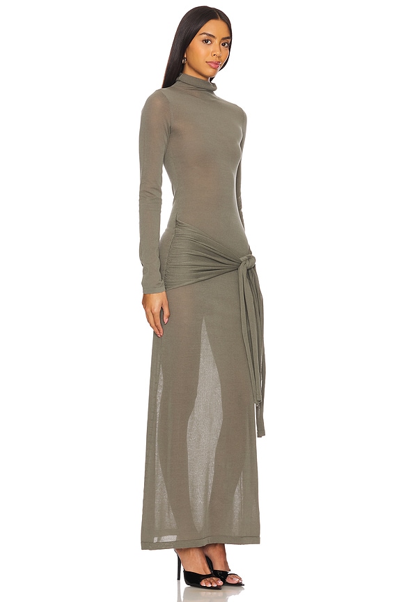 view 2 of 3 Elma Maxi Dress in Moss Green