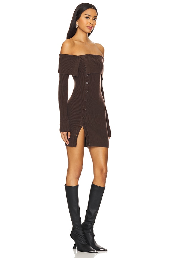 view 2 of 3 ПЛАТЬЕ LEXI in Brown