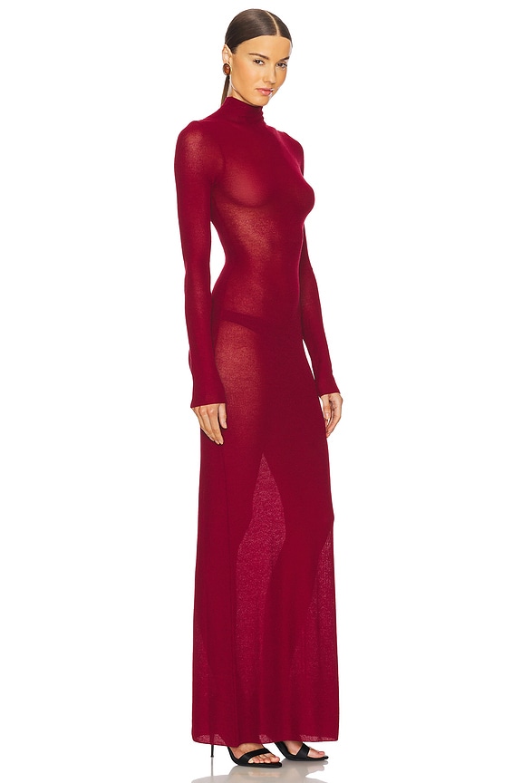 view 2 of 4 x Emma Rose Matilde Maxi Dress in Burgundy
