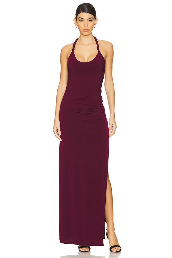 view 2 of 4 Payton Gown in Wine Red