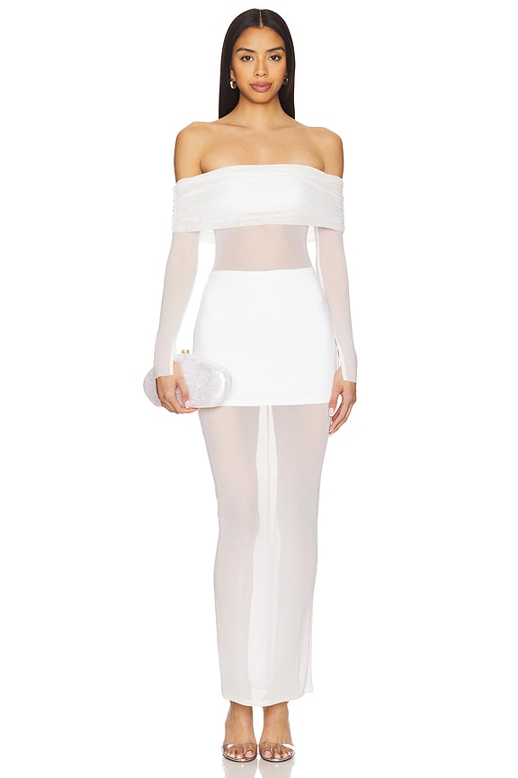 view 1 of 3 Fio Maxi Dress in White
