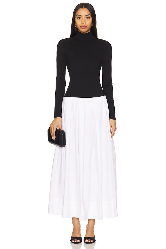 view 2 of 4 Sol Midi Dress in Black & White