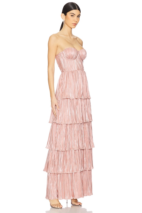 view 2 of 3 Hattie Gown in Rose Gold