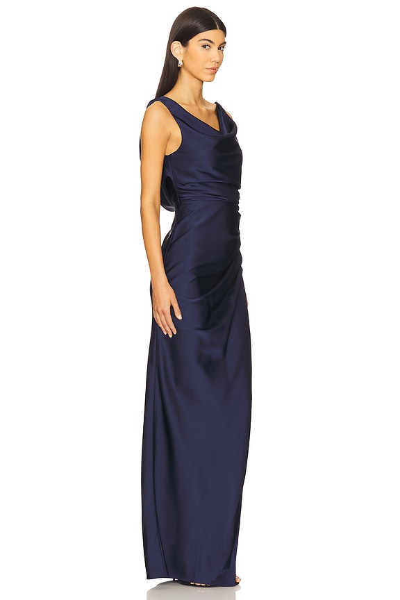 view 2 of 4 Effie Gown in Navy Blue
