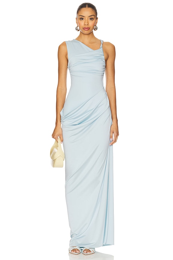 view 2 of 4 VESTIDO LARGO ATHENA in Light Blue