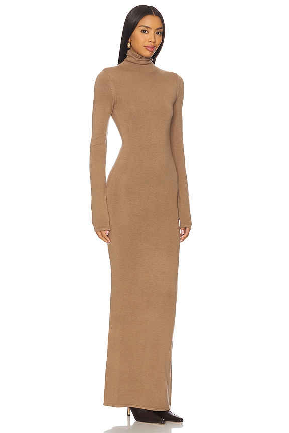 view 2 of 3 ROBE EMALINE in Dark Camel