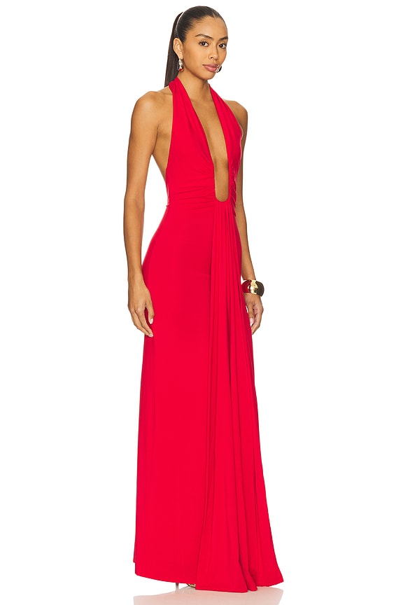 view 2 of 3 Antoinette Gown in Red