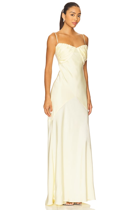 view 2 of 3 Janae Gown in Yellow