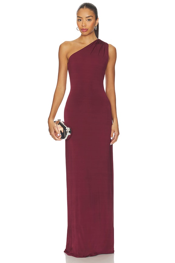 view 2 of 4 ROBE DE SOIRÉE ELIZABETH in Wine