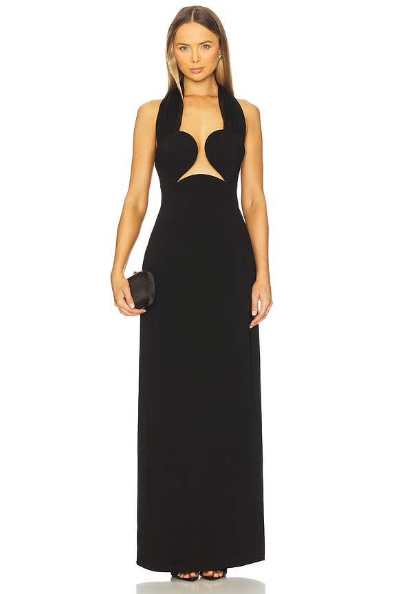 view 1 of 3 Athenna Gown in Black