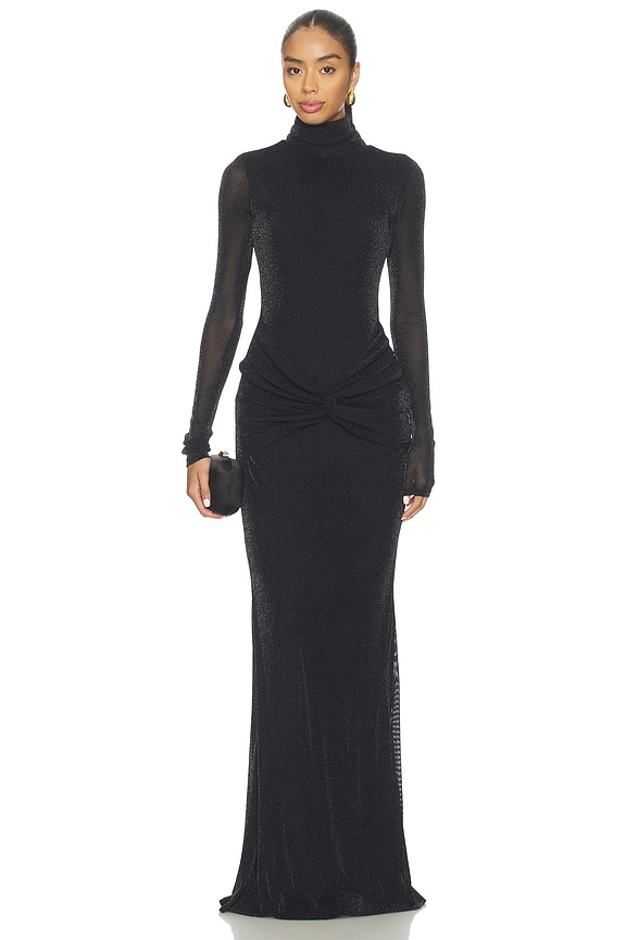 view 2 of 4 Lucille Gown in Metallic Black