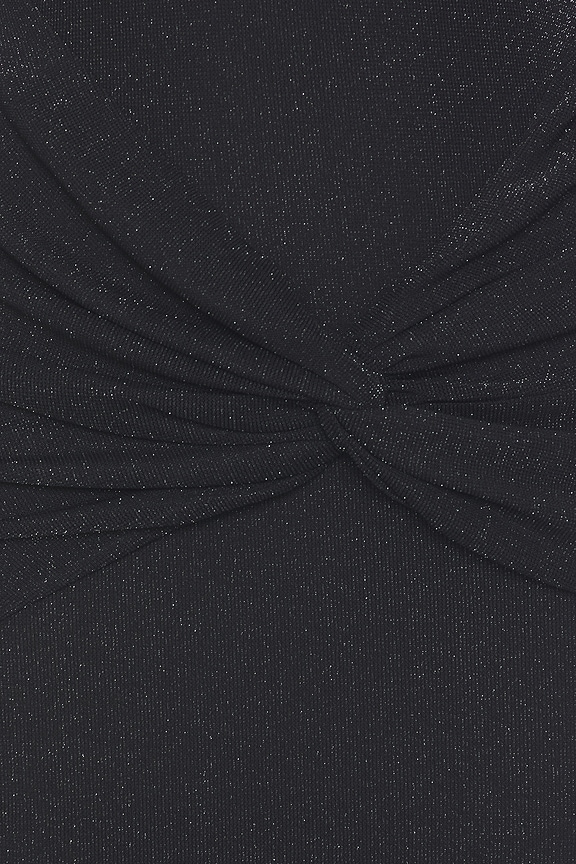 Lucille Gown in Metallic Black View 4 of 4