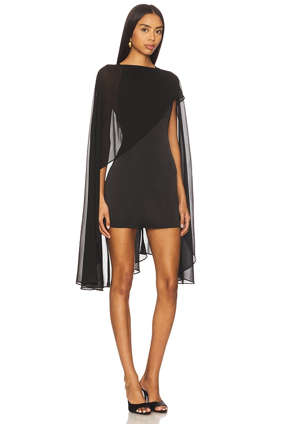 view 2 of 3 x Christina Elezaj Rita Mini Dress in Black