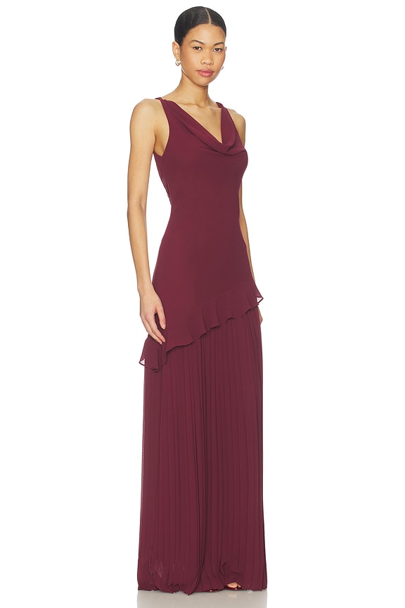 view 2 of 3 MARLEEN 가운 in Wine