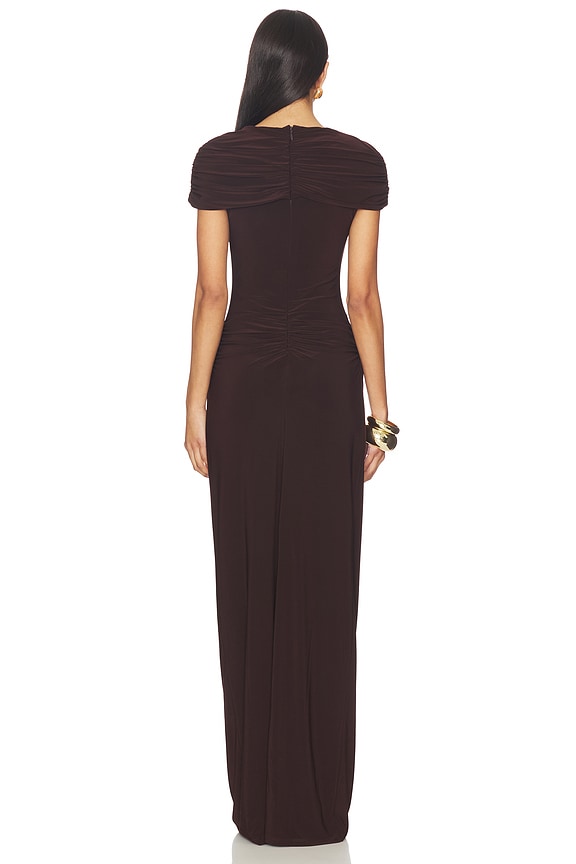 Selene Gown in Chocolate View 3 of 3