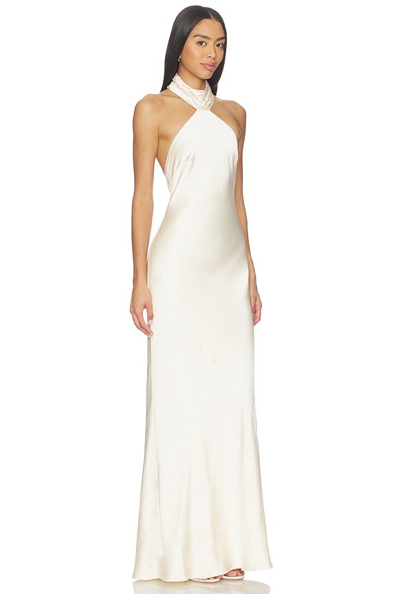 view 2 of 3 VESTIDO LARGO HANA in Champagne