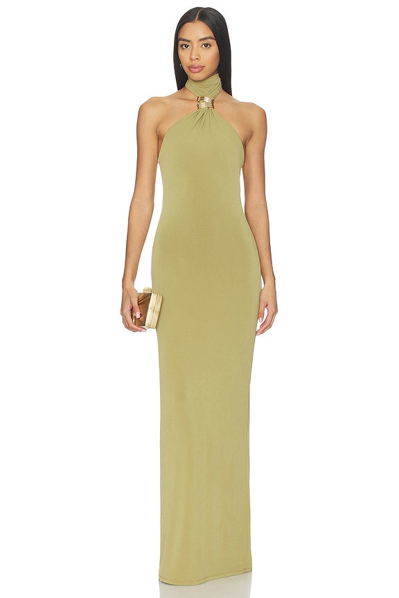 view 1 of 3 ROBE BEILA in Olive Green