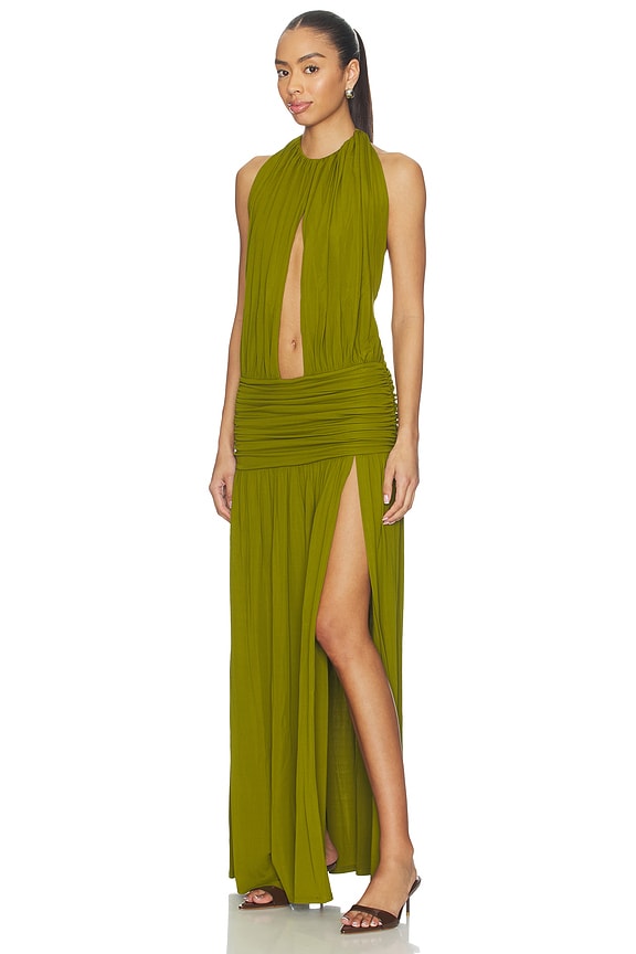 view 2 of 3 Gwen Maxi Dress in Olive Green