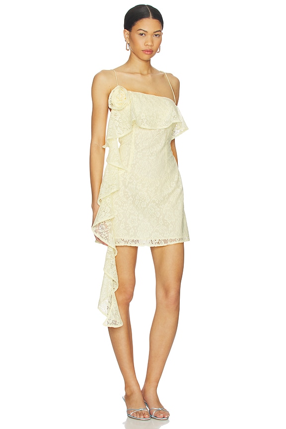 view 2 of 3 Skye Mini Dress in Butter Yellow