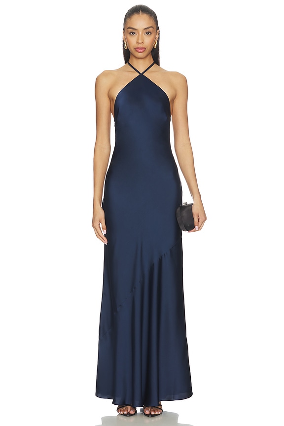 view 1 of 3 Paloma Gown in Navy