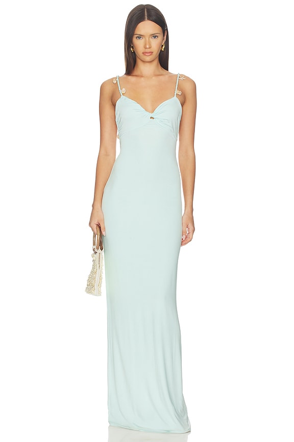 view 1 of 4 Kirra Gown in Sea Blue
