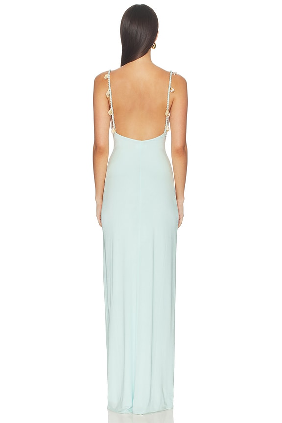 Kirra Gown in Sea Blue View 3 of 4