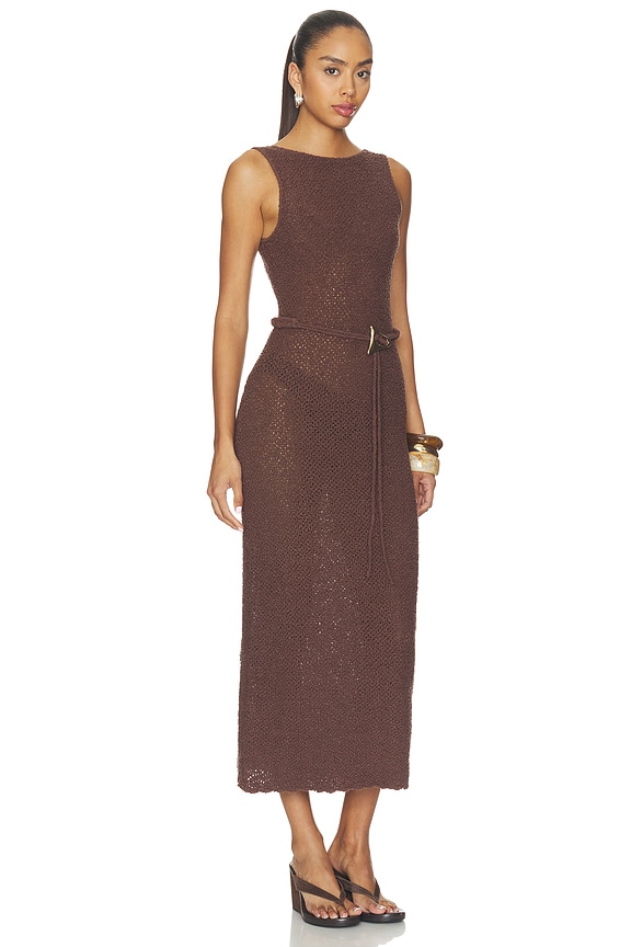 view 2 of 4 VESTIDO GENEIA in Dark Brown