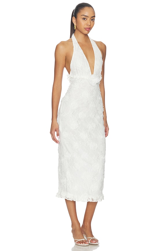 view 2 of 4 Kalin Midi Dress in White