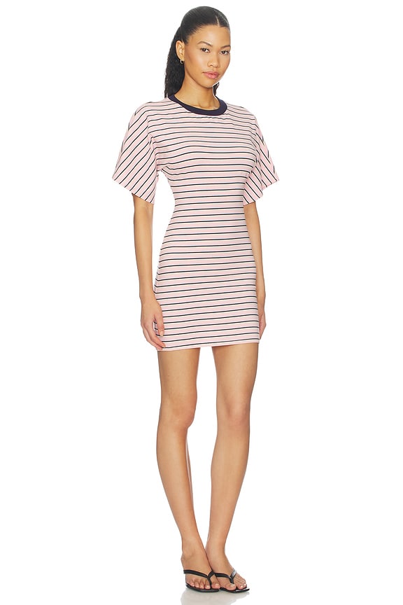 view 2 of 4 Collins Mini Dress in Pink Stripe Multi