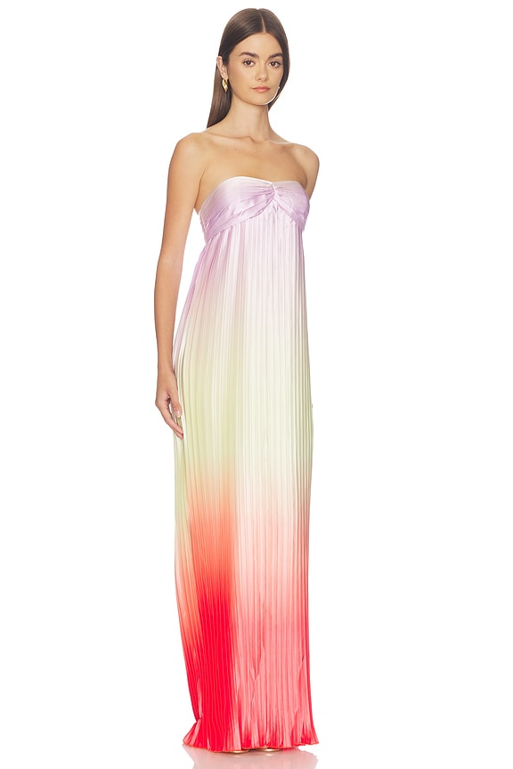 view 2 of 3 Georgia Maxi Dress in Sunset Ombre