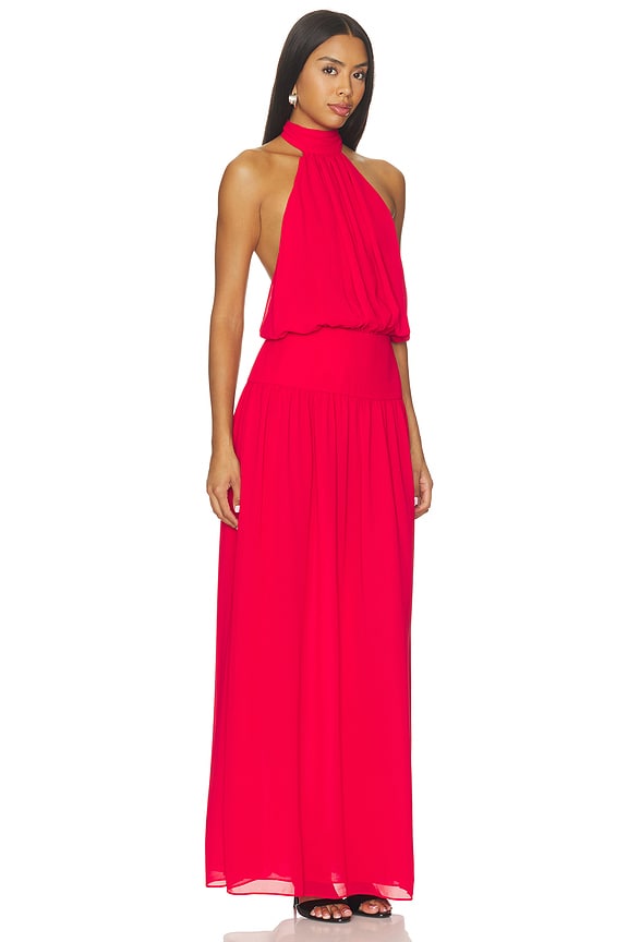 view 2 of 3 Simone Gown in Red