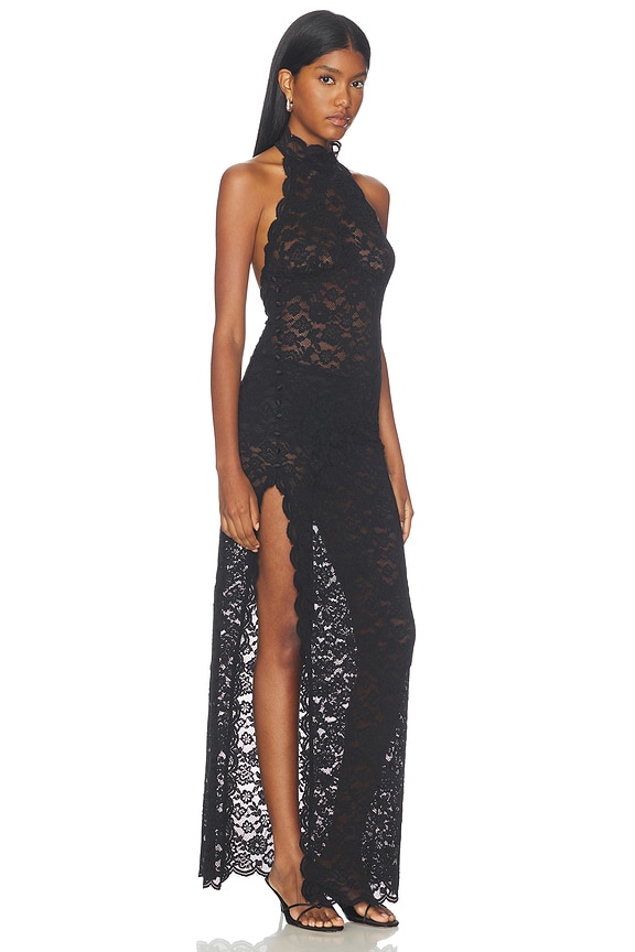 view 2 of 3 VESTIDO LACELLE in Black
