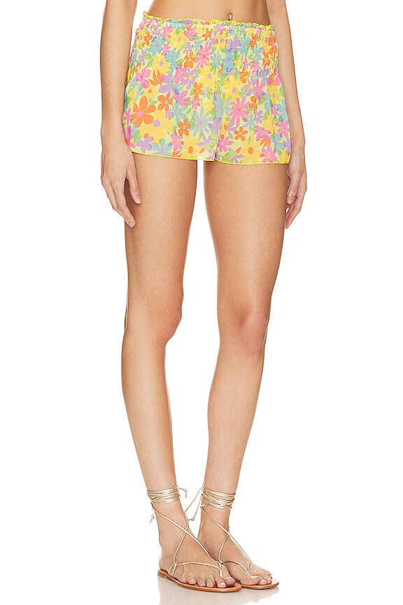 view 2 of 4 Flutter Away Short in Green Blooms