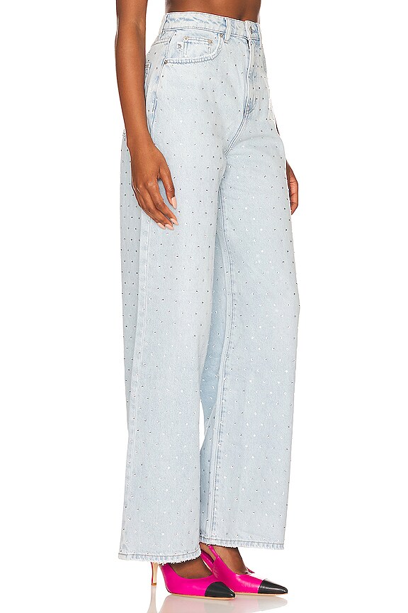 view 2 of 5 Mckensie High Rise Extra Wide Leg in Hollywood Embellish