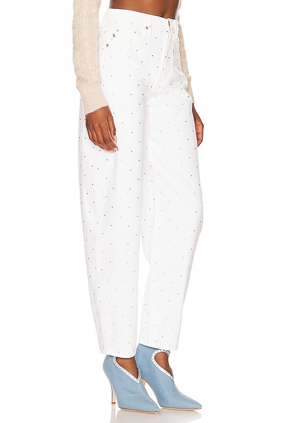 view 2 of 5 Easton High Rise Balloon Leg Jeans in Castle Embellish