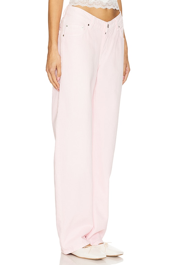view 2 of 6 V Front Curve in Blush Pink