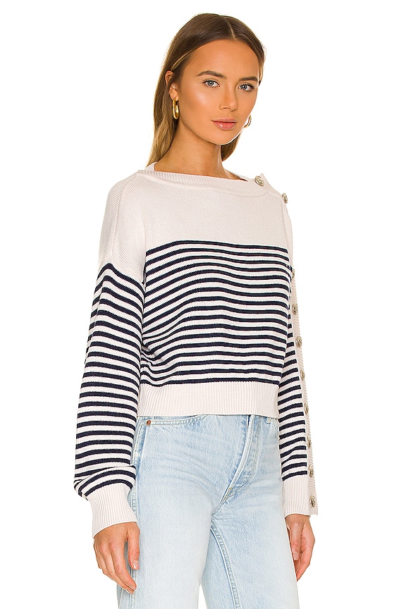 view 2 of 5 OLIVANDER セーター in Navy & Ivory